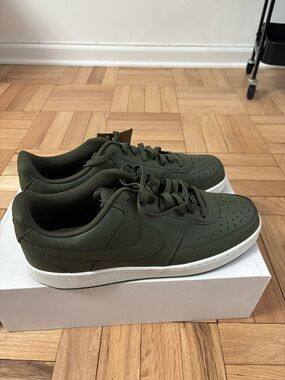 Nike Court Vision Lo NN Shoes Mens 13 Cargo Khaki Green DH2987 300